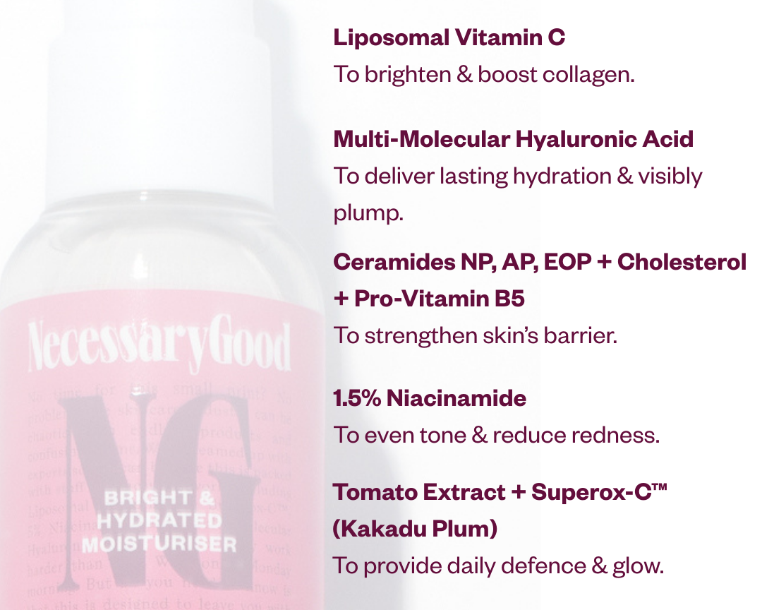 Bright & Hydrated Moisturiser