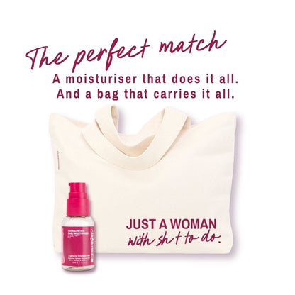 Overachiever Daily Moisturiser & tote bundle