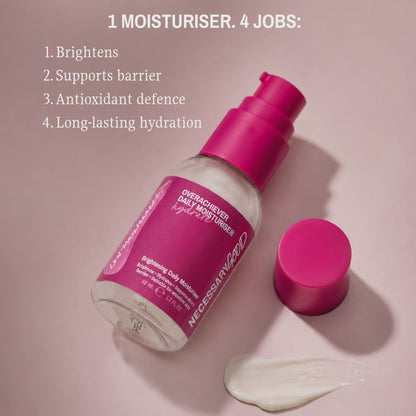 Overachiever Daily Moisturiser & tote bundle